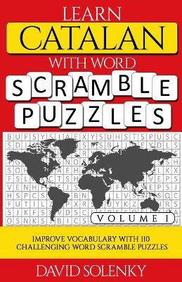 Book cover for Learn Catalan with Word Scramble Puzzles Volume 1