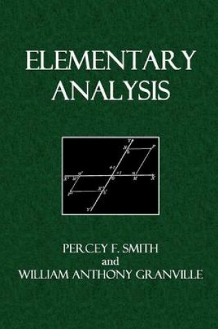 Cover of Elementary Analysis