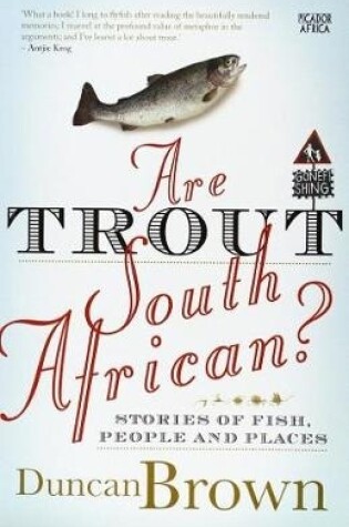 Cover of Are trout South African?