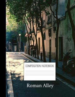 Book cover for composition notebook roman alley