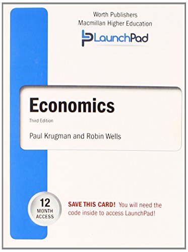 Book cover for Launchpad for Krugman's Economics (12 Month Access)