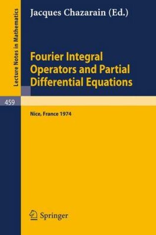 Cover of Fourier Integral Operators and Partial Differential Equations