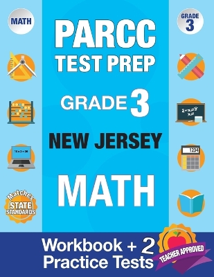 Book cover for PARCC Test Prep Grade 3 NEW JERSEY Math