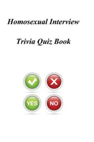 Cover of Homosexual Interview Trivia Quiz Book