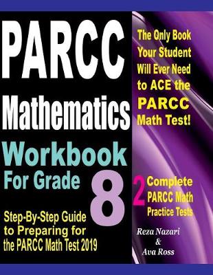 Book cover for PARCC Mathematics Workbook For Grade 8