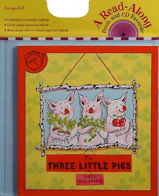 Book cover for The Three Little Pigs Book & CD