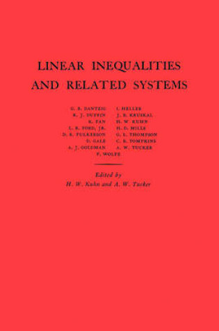 Cover of Linear Inequalities and Related Systems. (AM-38)