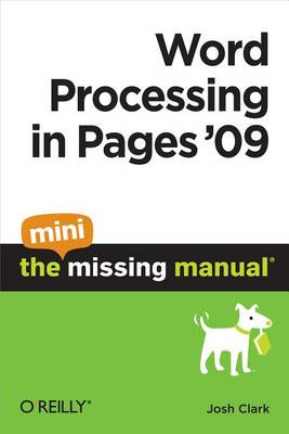 Book cover for Word Processing in Pages '09: The Mini Missing Manual