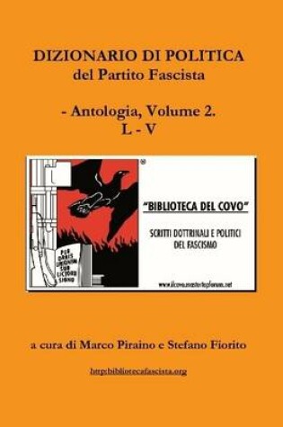 Cover of Dizionario di politica del Partito Fascista - Vol. 2