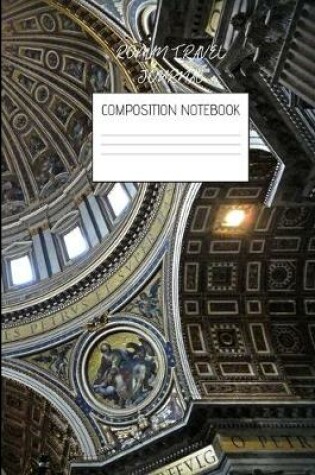 Cover of roman travel journal composition notebook