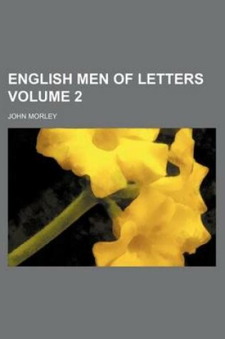 Cover of English Men of Letters Volume 2