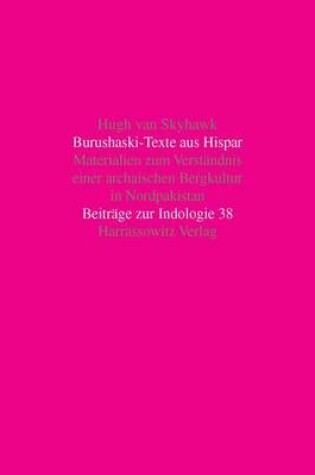 Cover of Burushaski-Texte Aus Hispar