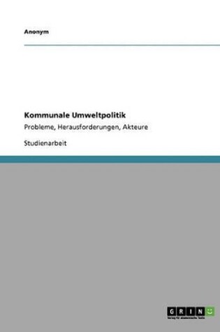 Cover of Kommunale Umweltpolitik