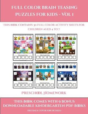 Cover of Preschool Books Online (Full color brain teasing puzzles for kids - Vol 1)