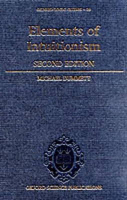 Cover of Elements of Intuitionism