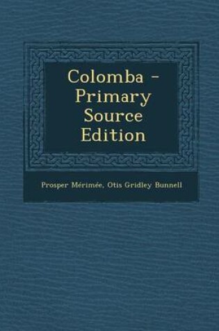 Cover of Colomba - Primary Source Edition