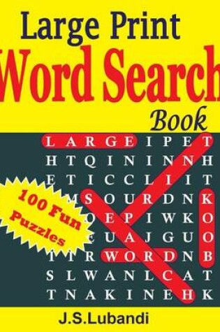 Cover of Large Print Word Search Book