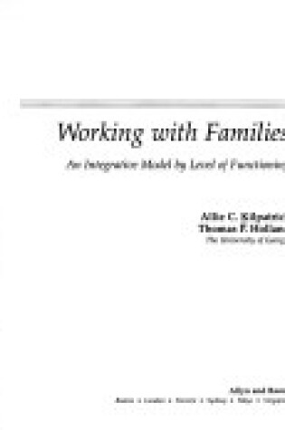 Cover of Working with Families