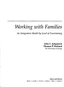 Book cover for Working with Families