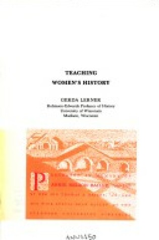 Cover of Teaching Women's History