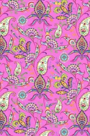 Cover of My Big Fat Journal Notebook Paisley Pattern On Pink