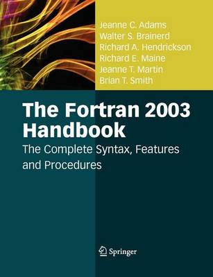 Book cover for The FORTRAN 2003 Handbook