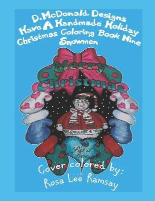 Book cover for Have a Handmade Holiday Christmas Coloring Book Nine