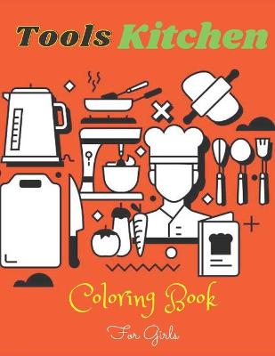 Book cover for Tools kitchen coloring book