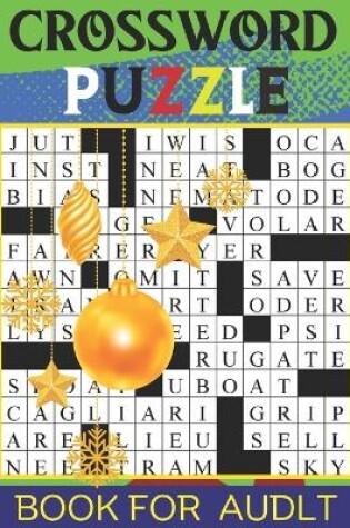 Cover of Crossword Puzzle Book For Adult