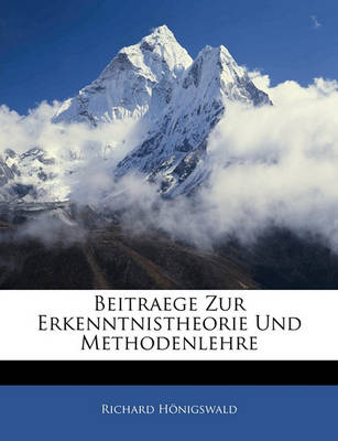 Book cover for Beitraege Zur Erkenntnistheorie Und Methodenlehre