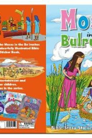 Cover of Bible Story Sticker Book for Children: Moses in the Bulrushes