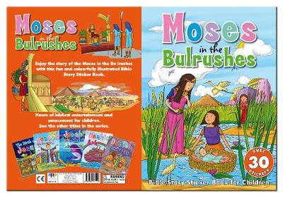 Book cover for Bible Story Sticker Book for Children: Moses in the Bulrushes