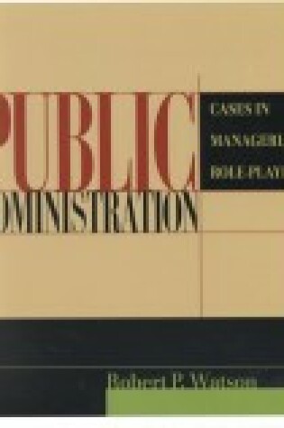 Cover of Public Administration