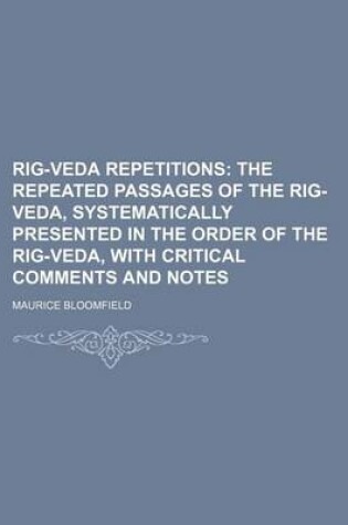 Cover of Rig-Veda Repetitions