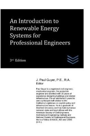 Cover of An Introduction to Renewable Energy Systems for Professional Engineers