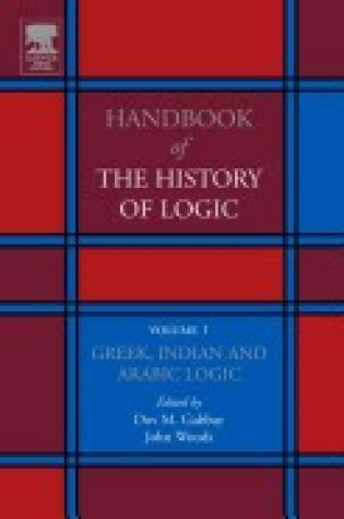 Cover of Handbook of the History of Logic