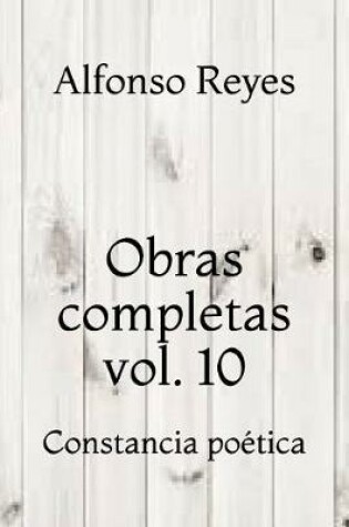 Cover of Obras completas vol. 10