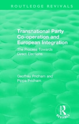 Book cover for Transnational Party Co-operation and European Integration