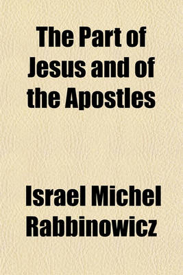 Book cover for The Part of Jesus and of the Apostles