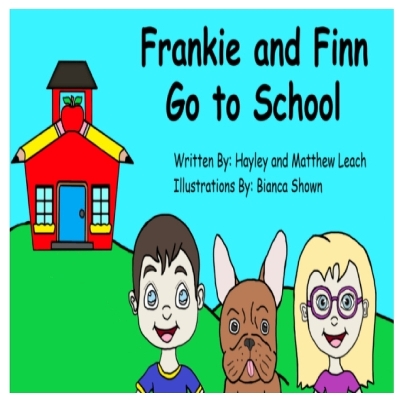 Book cover for Frankie and Finn Go to School