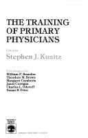 Book cover for The Training of Primary Physicians