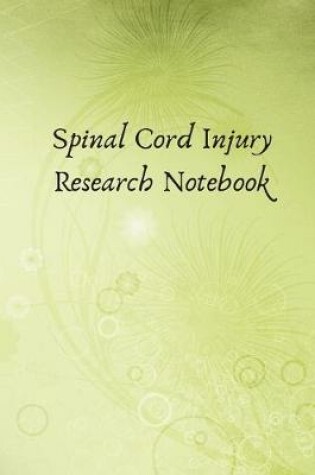 Cover of Spinal Cord Injury Research Notebook