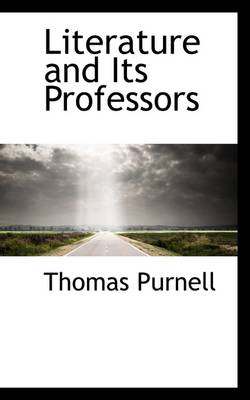 Book cover for Literature and Its Professors