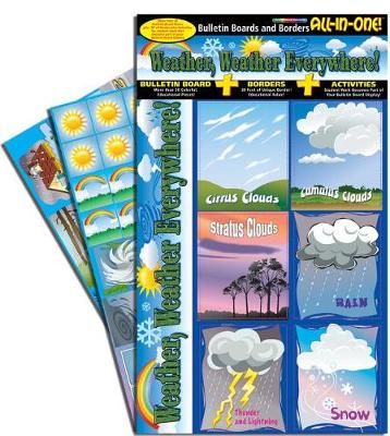 Book cover for Weather, Weather, Everywhere! Bulletin Boards with Borders