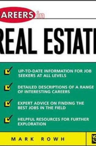 Cover of Careers in Real Estate