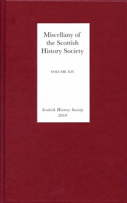 Book cover for Miscellany of the Scottish History Society, volume XIV