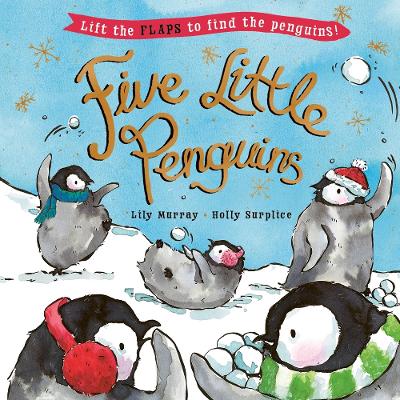 Book cover for Five Little Penguins