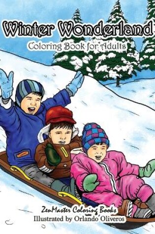 Cover of Winter Wonderland Coloring Book for Adults