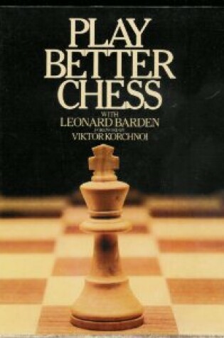 Cover of Play Better Chess