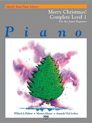 Book cover for Alfred's Basic Piano Library Merry Christmas 1